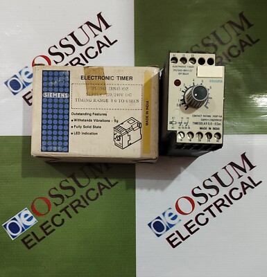 SIEMENS 7PU1540-1BN41-0Z OFF DELAY TIMER TIMING 0,6S-6SEC VOLTAGE 220VDC
