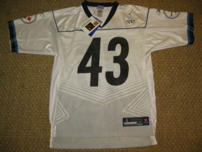 Troy Polamalu Pittsburgh Steelers Super Bowl XLV Mens Med. Reebok