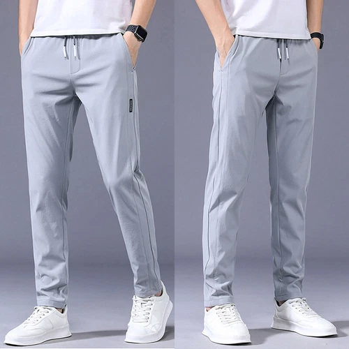 Men's Jogging Bottoms Elasticated Waist Trouser Gym Sweat Pant Pockets Joggers - Picture 9 of 21
