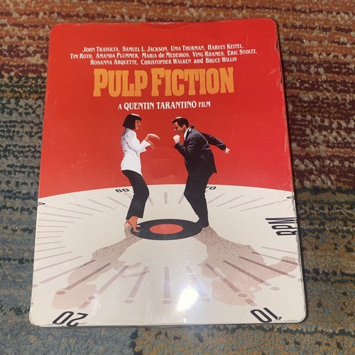 Best Buy Exclusive Pulp Fiction 4k Steel Book New W/ Damaged Case No Protector