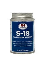 S-18 All-Purpose Adhesive, 4 oz. can - RH Adhesives.FREE SHIPPING!!!! BEST SELLE
