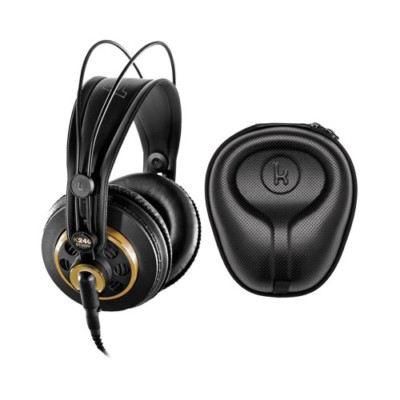 AKG K 240 Studio Professional Semi Open Stereo Headphones with Headphone Case