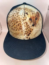 CHEETAH Baseball Hat Cap Pattern Otto SnapBack Trucker Style Adjustable Cougar
