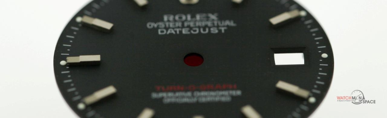 Original Men's Rolex Datejust Turn-O-Graph 116264 Black Stick Dial Stainles #D37 image 5