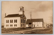 M.E. Church North Salem New Hampshire Methodist Episcopal c1910 Real Photo RPPC