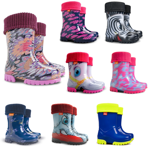 Demar Toddlers Kids Boys Girls Wellies 
