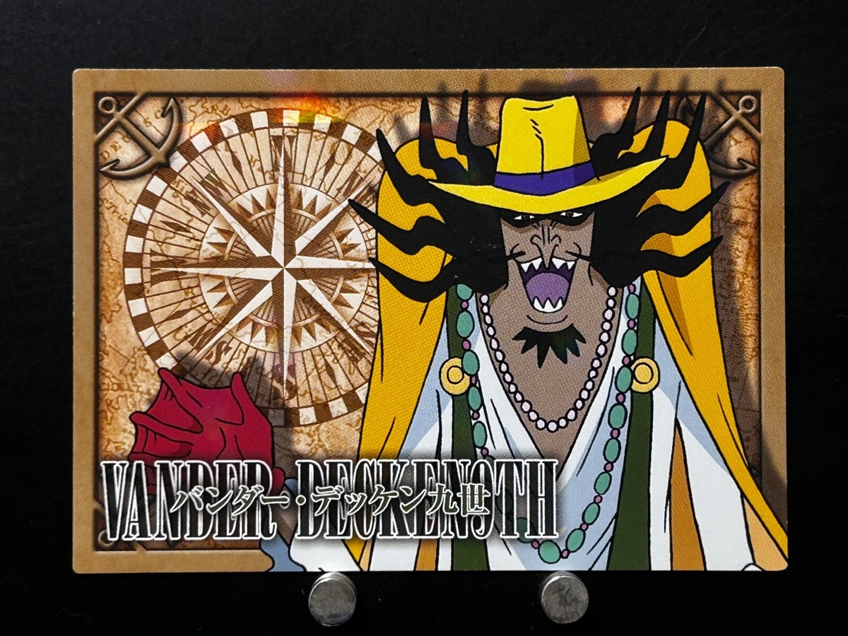 vander decken one piece tcg IX Collection Card Gum NW2 #048 Japanese Anime Manga touge369 Wings of the Captain Singles OrangeSamuraiD - Vander Decken IX