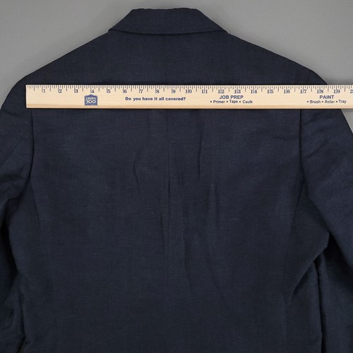 International Concepts Blazer Mens Small 40R Blue Linen Sport Coat Jacket Casual - Picture 16 of 16