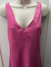 Pink Dress A New Day Pink Maxi Slender Sleeveless V Neck NEW WITH TAGS Small