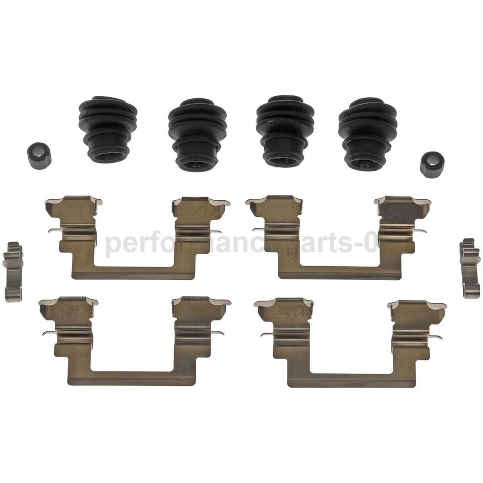 Front Rear Disc Brake Hardware Kit for Jeep Compass 2007-2017 - Image 2 of 4