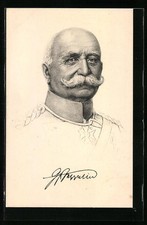 Künstler-AK Ferdinand Graf von Zeppelin, geb...
