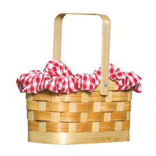 Purse Gingham Basket - Rasta Imposta