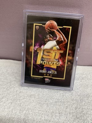 2024 Topps Now Bronny Jr 1st Professional Points