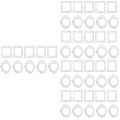 50 PCs Retro -Fotorahmen Schmuck Display Frames Aufnahmen Requisiten