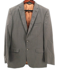 Jos A Bank Joseph Blazer Mens 42 XL Slim Fit Wool Sport Coat Jacket Brown Stripe