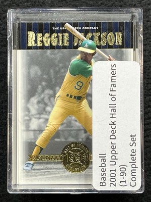 2001 Upper Deck Hall of Famers Baseball Complete Set (90)