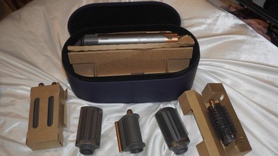 Dyson Airwrap Multi Styler Blue Set w/ Case & Attachments Included