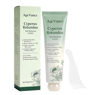 Cyperus Rotundus Hair Removal Cream for Women, 2-In-1 Bare Basics Hair Removal C