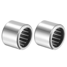 HK1718 Needle Roller Bearings 17mm x 23mm x 18mm Chrome Steel Open End 2pcs