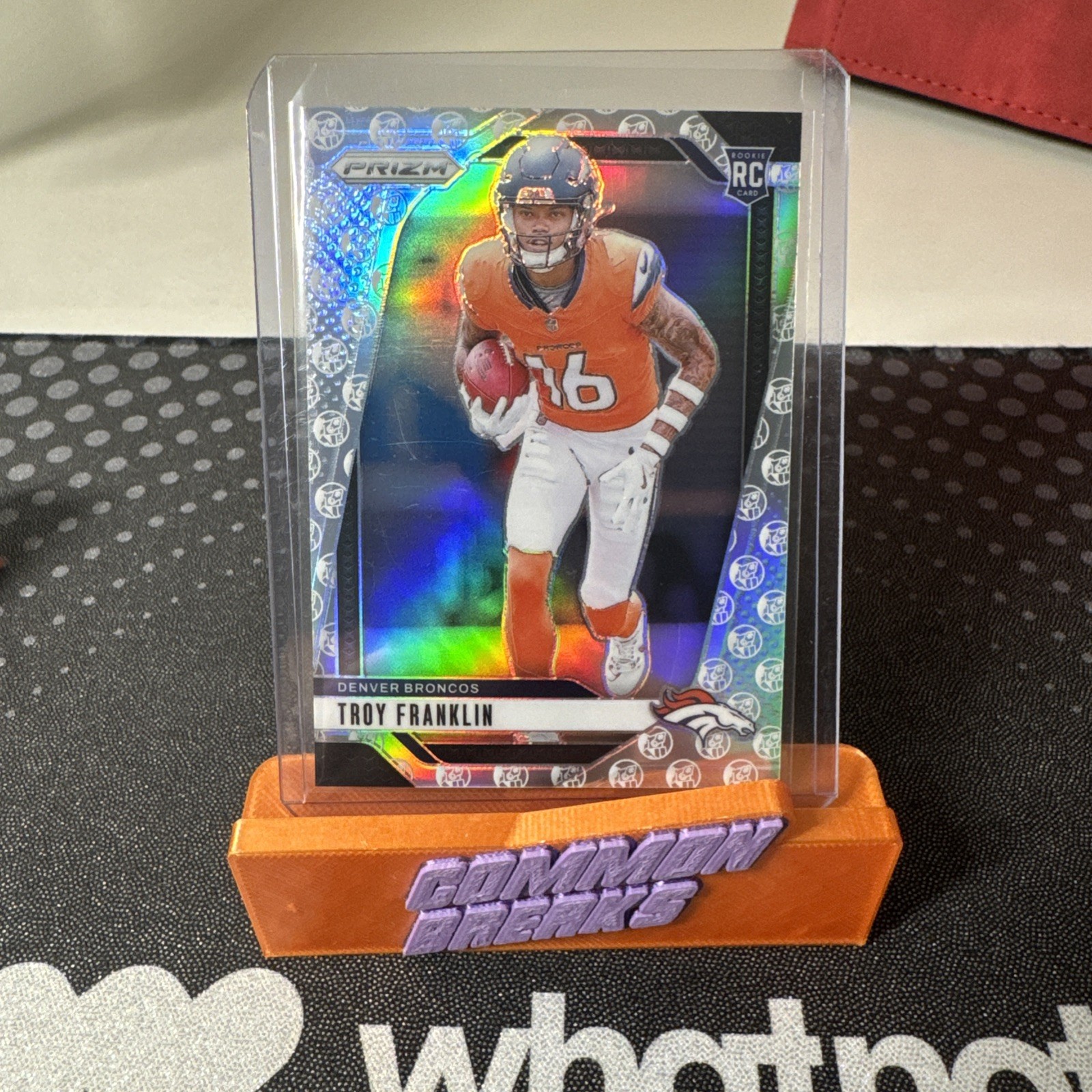 2024 Prizm NFL #393 Troy Franklin White Knight Night Prizm /3