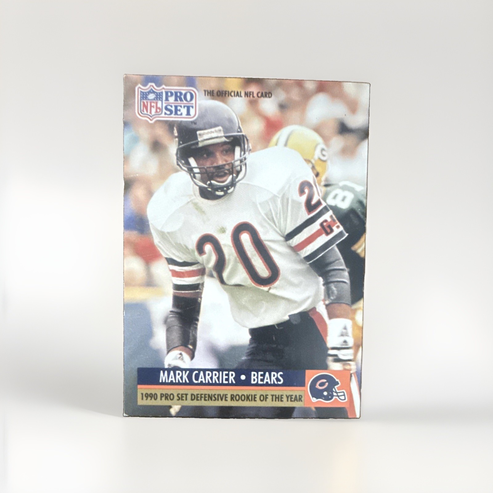 Pro Set 1991 Mark Carrier #20 Chicago Bears NFL Rookie Football Trading Card