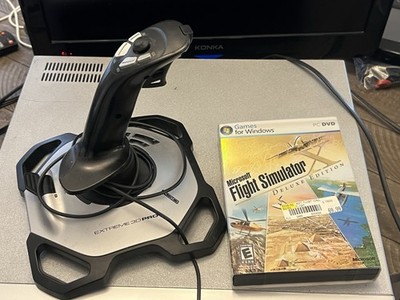 Microsoft Flight Simulator X Deluxe - PC DVD Windows w/ Key+ Extreme 3d Joystick