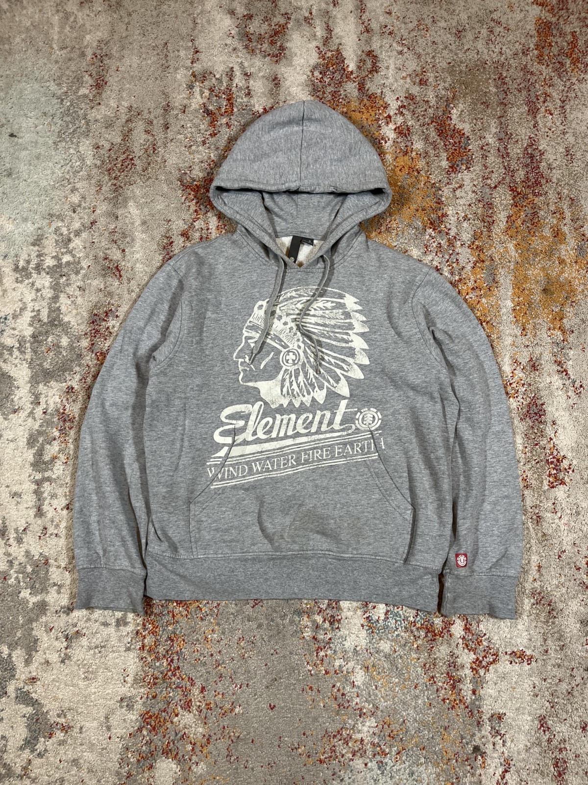 Element Skateboard Native Cheif Pullover Ash Grey… - image 2