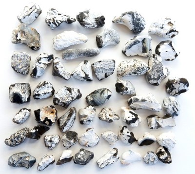 50 x FEUERSTEIN 1,8 kg Flint GARTENDEKORATION Steinzeit DEKORATION Silex Stein 1