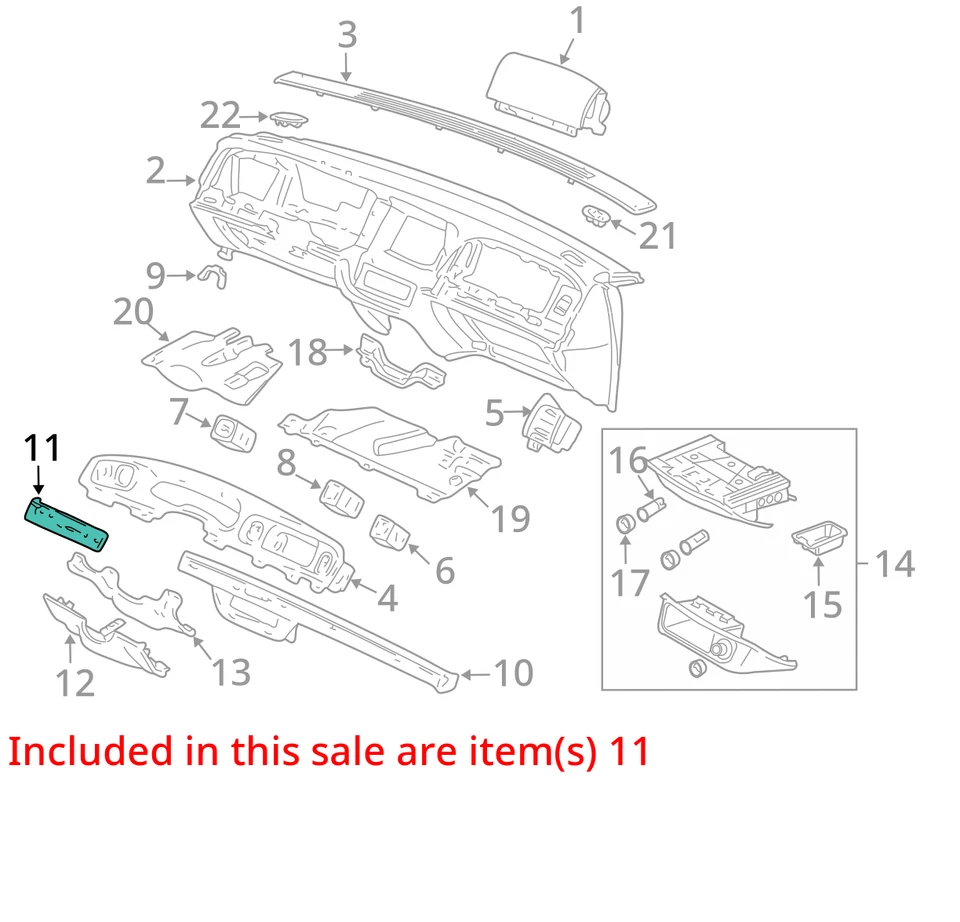 ADEQUADO PARA 03-04 MERCURY GRAND MARQUIS MOLDAGEM ASM 3W3Z54046A63DAB - NOVO FABRICANTE DE EQUIPAMENTO ORIGINAL - Imagem 3 de 4