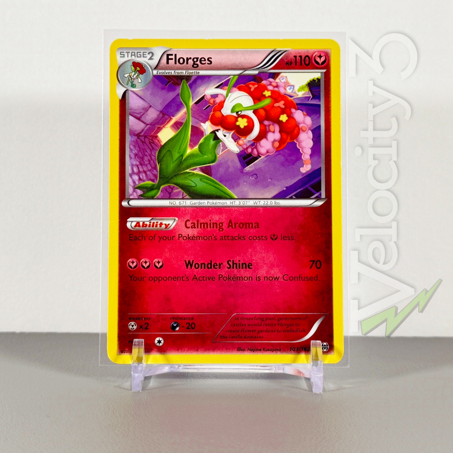 Pokemon TCG Card - Florges 103/162 Rare | 2015 XY BREAKthrough