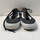 Vans Old Skool Black Leather White Stripe Skate Shoes Men's 6.5 Women's 8 — photo 2