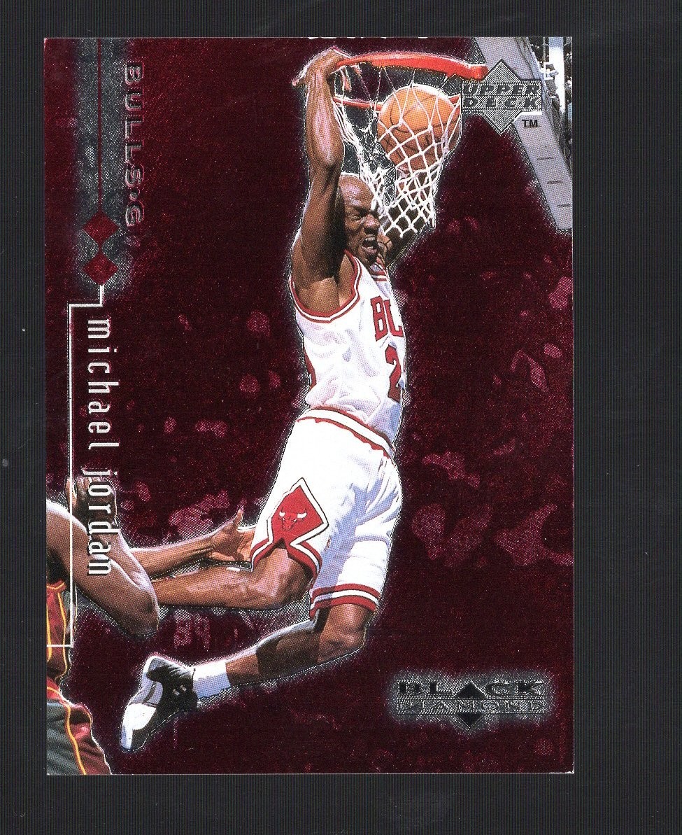 1998 Upper Deck Black Diamond Michael Jordan Double Diamond /3000 #13