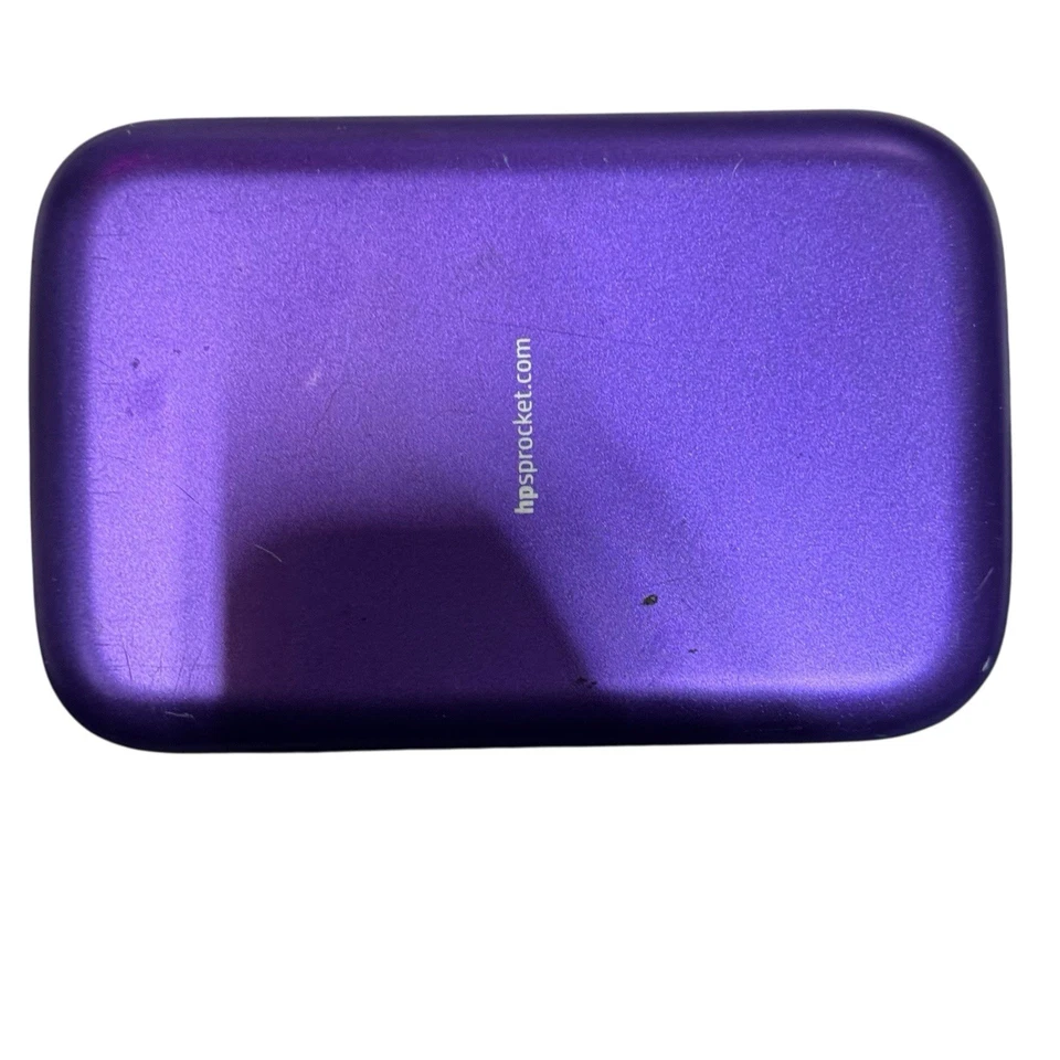 HP Sprocket 100 Purple Z9L25A Mobile Inkjet Printer Missing Cover - Image 2 of 2