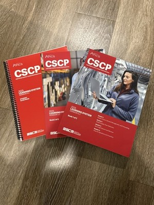 New 2025 APICS CSCP Books 1 & 2 Learning System (Version 5.3) Modules 1-8