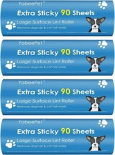 Extra Sticky Large Lint Roller Refills, 6.3'' Giant Lint Roller Refills For Pet