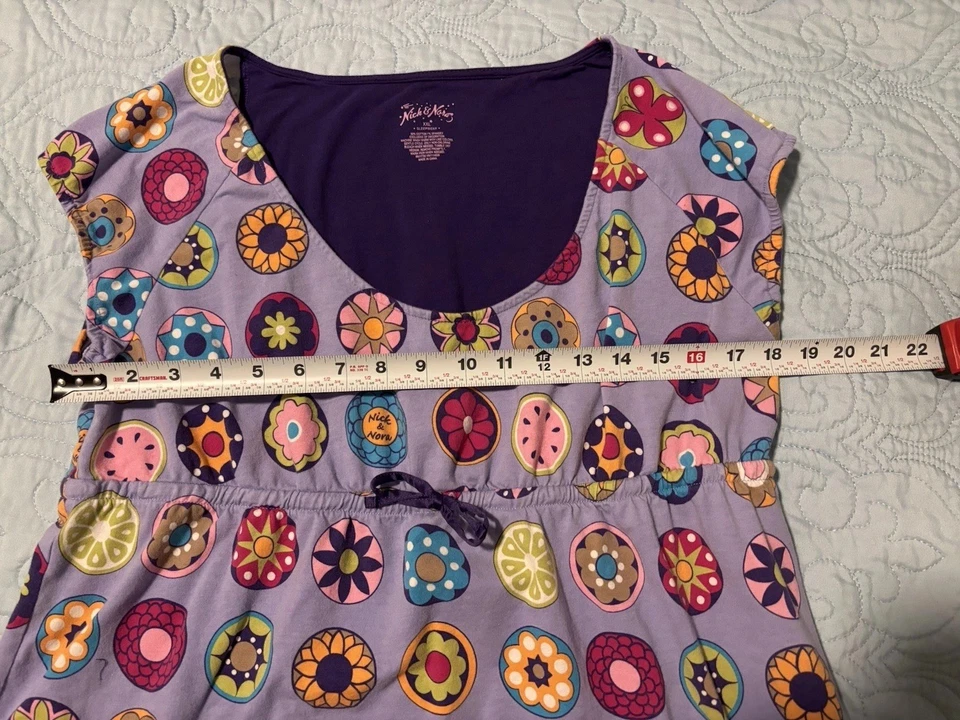 Nick And Nora Plus Size Capri Pajama Set Size 2X Novelty Pattern Loungewear - Изображение 4 из 4