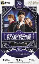 2026 Kakawow Aura Harry Potter 25th Anniversary Factory Sealed Blaster Box