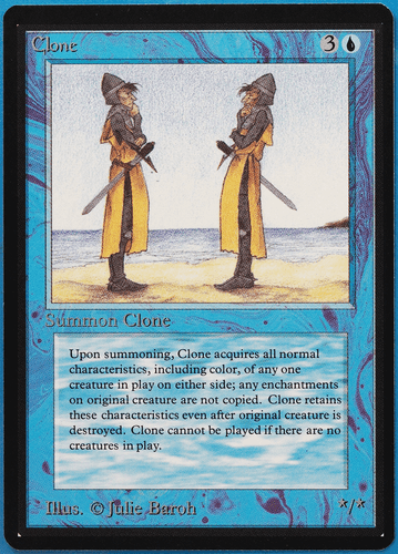 Clone Beta MINT Blue Uncommon MAGIC THE GATHERING MTG CARD (ID# 502578) ABUGames - Picture 1 of 2