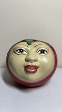 C. EL MEX Tomato Anthropomorphic Veggie Face Sculpture Folk Art Bustamante Style