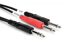 3 M Hosa Insert Cable TRS To Dual 1/4"