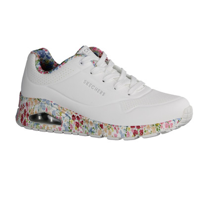Skechers, Uno Majestic Garden, 155583WMLT, White/Multi, Damen, Sneaker, NEU
