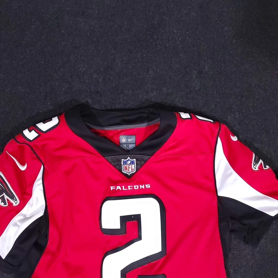 Camiseta Nike Atlanta Falcons Matt Ryan masculina pequena costurada em campo futebol americano NFL - Imagem 2 de 4