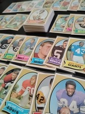1970 Topps Football 74 Card Starter Lot - Strong Examples - EX, EXMT or Better