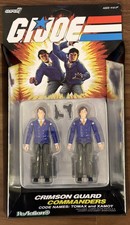 Super7 GI Joe Reaction Plus   Tomax & Xamot Crimson Guard Commanders O-ring
