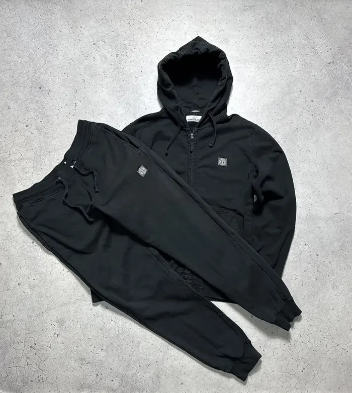 Stone Island Patch Program Track Suit Zip Hoodie … - image 1