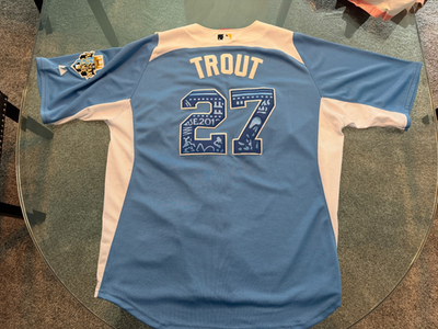 2012 Mike Trout MLB All Star Game Majestic Authentic Angels Jersey