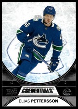 Elias Pettersson 2021-22 Upper Deck Credentials #10 Vancouver Canucks