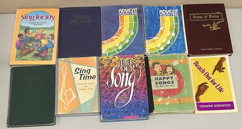 Seventh-day Adventist (mostly) youth Music Books lot of 10- most out of print