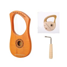 7 Tone Lyre Harp Lightweight Craftsmanship For Performers and Teachers