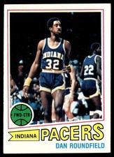 1977-78 Topps Basketball Dan Roundfield Indiana Pacers #13 Card EX-MT